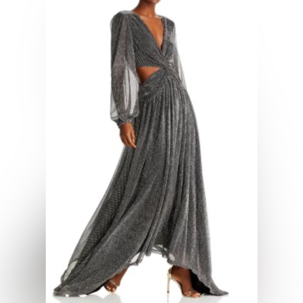 Ramy Brook Lebron Twist Front Cut Out Dress Size 4